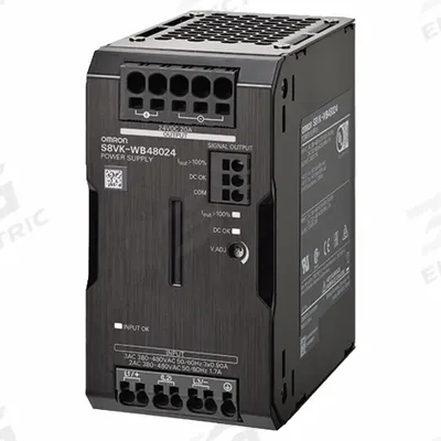 OMRON DC Power Supply: DIN Rail, 120 W Output Power - Rated, 5 A Current - Output - DIN Rail Mount DC Power Supplies