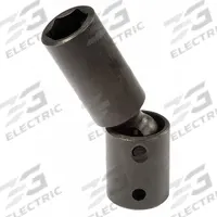 PROTO Flex Impact Socket: 17 mm Socket Size, 6-Point, Std, Black Oxide, Not Tether Capable, Metric (MPN J74417MP). Key specifications — attr1204097: Black Oxide; attr1204098: Not Tether Capable; attr1204109: PROTO; attr1204102: 17 mm.