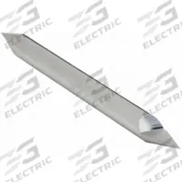 APPROVED VENDOR Engraving Tool: Pointed, Double End, Carbide, 30° Tip Angle, 0.008" Tip Dia, 4" OAL (MPN 723-250400)
