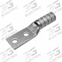 Compression Lug: For 6 AWG, Stranded Wire, 1/4 in Stud Size, Long, Copper Barrel (MPN YAZV6C2TC14E1FX). Key specifications — Inspection Hole: Yes; For Wire Type: Stranded; For Wire Sizes: 6 AWG; Brand: BURNDY; Manufacturer Part Number: YAZV6C2TC14E1FX.