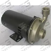 DAYTON Centrifugal Pump: 304 Stainless Steel, 1 hp Horsepower (Max), Three Phase, 230/460V AC, NPT (MPN 4JMV8). Key specifications — Impeller Material: 304 Stainless Steel; Brand: DAYTON; Motor Enclosure: Open Dripproof.