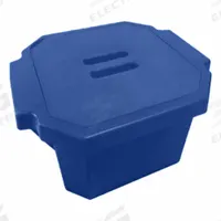 Ice Bucket with Lid: 4 L Capacity, Rectangular, Polyurethane Foam, Blue, 8 7/8 in Overall Ht (MPN M16807-4001). Key specifications — Color: Blue; Material: Polyurethane Foam; Brand: MAGIC; Product Type: Ice Bucket with Lid; Shape: Rectangular.