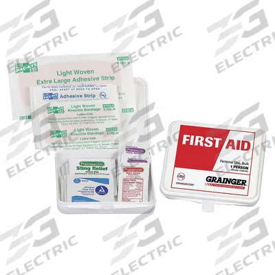 FIRST AID ONLY First Aid Kit and Housing: Gen Purpose, 1 People Served, 20 Components - General Purpose First Aid Kits