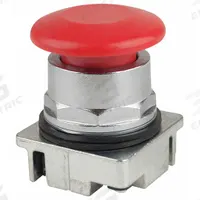 SIEMENS Mushroom Head Push Button: 30 mm, Non-Metallic, Maintained (MPN 52PP2W2). Key specifications — Action: Maintained; Brand: SIEMENS; Series: 52; Push Button Material Type: Non-Metallic.