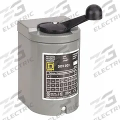 SQUARE D Drum Switch: 3 Pole, Single Phase, Maintained/Momentary, Reversing, NEMA 1 (MPN 2601BG1). Key specifications — Brand: SQUARE D.