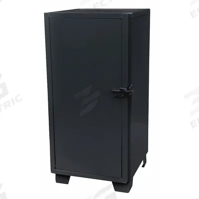 JAMCO Storage Cabinet: 36 in x 36 in x 54 in, Swing Handle & Padlock Hasp, 14 ga Panel Thick - Industrial Shelf Cabinets