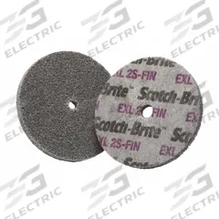 SCOTCH-BRITE Unitized Wheel: 2 in Dia x 1/4 in W, 1/8 in Arbor Hole, Silicon Carbide, Fine, Soft (2) (MPN 7000120676). Key specifications — Series: XL-UW; Brand: SCOTCH-BRITE.