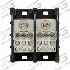 BUSSMANN Power Distribution Block: Open, Lug, Lug, 6 AWG – 350 kcmil For Line Side Wire Sizes (MPN 16371-2). Key specifications — attr1361688: Surface; attr1308686: BUSSMANN; attr1361672: Copper.