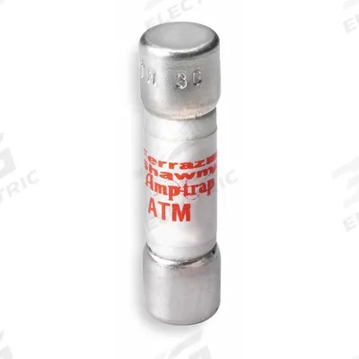 MERSEN Fuse: ATM Series, Midget, Fast-Acting, 12 A, 600 V AC, 600 V DC - Fast-Acting Cylindrical Fuses