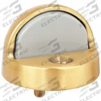 Dome Door Stop: Floor - Mounted, 1 13/16 in Wd, 1 5/16 in Overall Ht, Bronze (MPN 443.10). Key specifications — Product Type: Dome Door Stop; Brand: ROCKWOOD.