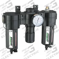SPEEDAIRE Filter/Regulator/Lubricator: 3/8 in NPT, 114 cfm, 250 psi Max Op Pressure, 5 micron (MPN 7D736). Key specifications — attr109524: SPEEDAIRE.