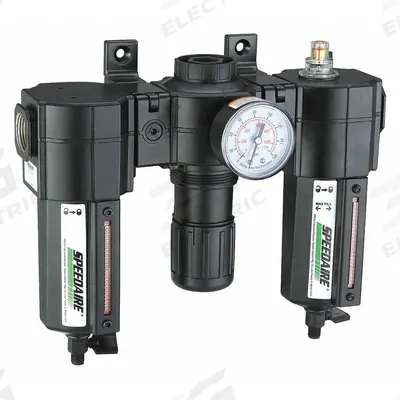 SPEEDAIRE Filter/Regulator/Lubricator: 3/8 in NPT, 114 cfm, 250 psi Max Op Pressure - Speedaire Filter, Regulator & Lubricators (FRLs)