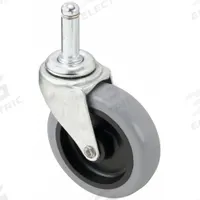 APPROVED VENDOR Stem Caster: Swivel, No Brake, 3 in Wheel Dia., 7/8 in Wheel Wd, Polyurethane, Black (MPN P5S-UP030G-SG1). Key specifications — attr1111099: APPROVED VENDOR; attr1111095: Gray; attr1176855: Swivel.