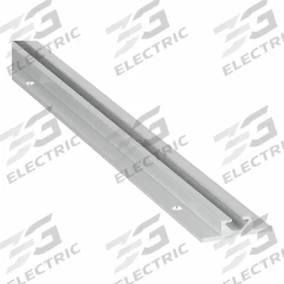 CORTECH Shower Curtain Track: Aluminum, Anodized Aluminum, Track Mounting - Tracks for Institutional Shower Curtain Systems