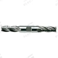 YG-1 Square End Mill: High Speed Steel, TiN Coated, Double End, 4 Flute, 5/16" Mill Dia, 3/4" LOC (MPN 12051HN)