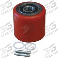 DAYTON Load Wheel Kit: Load Wheel Kit, For Pallet Jacks, For 493X17/493X18, Red (MPN 54ZX32). Key specifications — attr1343630: Load Wheel Kit; attr1343631: 493X18; attr1343633: DAYTON; attr1343619: Red; attr1343632: Pallet Jacks.