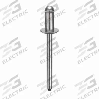 APPROVED VENDOR Blind Rivet,1.684" L,0.188" dia,PK250: Inch, 1 11/16 in Overall Lg, 3/8 in Body Lg - Domed-Head Blind Rivets