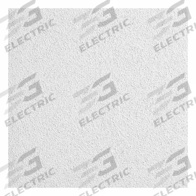 ARMSTRONG Ceiling Tile: 3355E, Optima, 24 in x 24 in, Square Tegular, 9/16 in Grid Size - High Sound-Absorption & Blocking Tiles for Privacy
