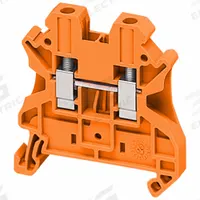 SCHNEIDER Terminal Block: DIN Rail Mounting Type, Screw Clamp Wire Termination, 2 Wire Terminals (MPN NSYTRV42AR). Key specifications — Brand: SCHNEIDER; For Minimum Wire Size: 26 AWG.