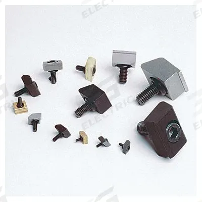 MITEE-BITE PRODUCTS INC Pitbull Clamp: Steel, Blunt Face, #4-40 Bolt - Blunt-Edge Low-Profile Fixture Clamps