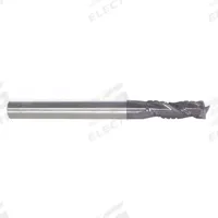 APPROVED VENDOR Roughing End Mill: Carbide, AlTiN Coated, 3 Flute, 1" Mill Dia, 1-1/2" LOC, 4" OAL (MPN 267-100115)