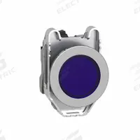 SCHNEIDER ELECTRIC Pilot Light: 30 mm Panel Mounting Size, Blue, LED, XB4 Series (MPN XB4FVM6). Key specifications — Series: XB4; Brand: SCHNEIDER; Includes Push-To-Test: No Push-To-Test Included.