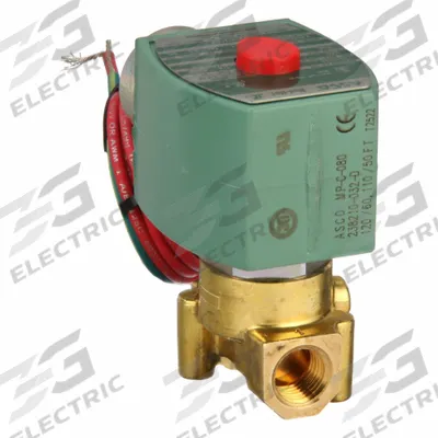 REDHAT Solenoid Valve: 2-Way, Normally Closed, 1/4 in Pipe Size, 110V AC/120V AC - 2-Way/2-Position, Normally Closed Solenoid Valves