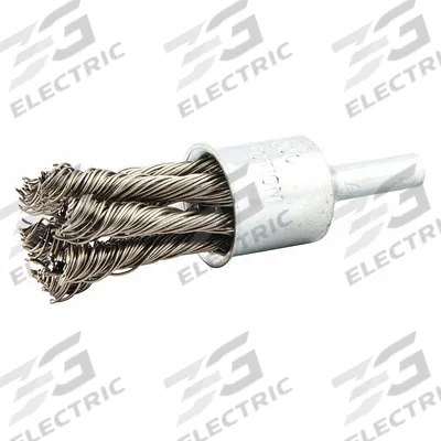 APPROVED VENDOR End Brush: Twisted Stainless Steel, 3/4 in Dia, 0.02 in Fill Dia - Heavy-Cleaning Brushes for Stainless Steel