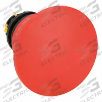 EATON Mushroom Head Push Button: Red, 60 mm Mounting Size, Non-Metallic, Maintained (MPN M22-PV60P). Key specifications — Brand: EATON; Action: Maintained; Series: M28; Push Button Material Type: Non-Metallic.
