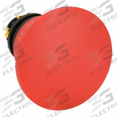 EATON Mushroom Head Push Button: Red, 60 mm Mounting Size, Non-Metallic, Maintained (MPN M22-PV60P). Key specifications — Brand: EATON; Action: Maintained; Series: M28; Push Button Material Type: Non-Metallic.