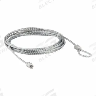 PRIME-LINE Spring Cable Set: Carbon Steel, 2,155 lb Load Rating - Max, 8 21/32 ft Overall Lg - Cables