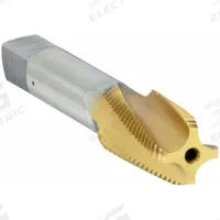 OSG Pipe and Conduit Thread Tap: 1/16"-27 NPT, 4 Flute, TiN Coated Cobalt (MPN 1735005)