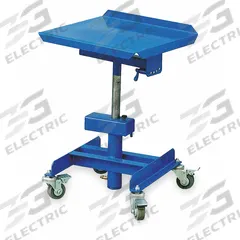APPROVED VENDOR Mobile Workstand: Adj Ht, Steel, 20 in x 16 in, 330 lb Overall Load Capacity (MPN 2WTR4). Key specifications — Assembly: Fully Assembled; Wheel Type: Solid; Wheel Material: Polyurethane; Frame Material Finish: Powder Coated; Mobility: Casters; Height Adjustability: Adjustable Height; Caster Type: (4) Swivel Locking; ESD Safe: No.