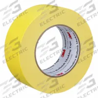 3M ABRASIVES Masking Tape: Automotive Refinish, Yellow, 1 7/8 in Roll Wd, 60 yd Overall Roll Lg (MPN 7000119819). Key specifications — Series: Automotive Refinish; Brand: 3M ABRASIVES; Backing Material: Crepe Paper; For Location: Indoor; For Surface Type: Rubber; Manufacturer Part Number: 7000119819.