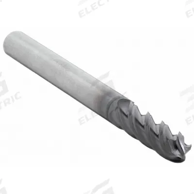 WIDIA HANITA Ball End Mill: Carbide, TiAlN Coated, 4 Flute, 5/16" Mill Dia, 3/4" LOC - Fast-Cutting Carbide Ball End Mills for Steel & Cast Iron