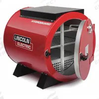 LINCOLN ELECTRIC Electrode Oven: Benchtop, 115/120V AC, 350 lb Storage Capacity, Red (MPN K2942-1). Key specifications — Color: Red; Brand: LINCOLN ELECTRIC; Manufacturer Part Number: K2942-1; Input Voltage (Nominal): 120V.