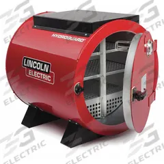 LINCOLN ELECTRIC Electrode Oven: Benchtop, 115/120V AC, 350 lb Storage Capacity, Red (MPN K2942-1). Key specifications — Color: Red; Brand: LINCOLN ELECTRIC; Manufacturer Part Number: K2942-1; Input Voltage (Nominal): 120V.