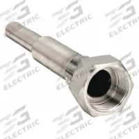APPROVED VENDOR Threaded Thermowell: Stainless Steel, For 3 1/2 in Stem Lg, 3 1/2 in Insertion Lg (MPN 24C450). Key specifications — attr1275131: 200°F at 600 psi; attr1275136: APPROVED VENDOR; attr1275129: 10,000 psi at 60°F.