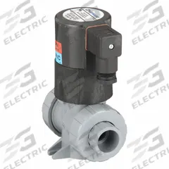 HAYWARD Solenoid Valve: 2-Way, Normally Closed, 3/4 in Pipe Size, 120V AC, Inline Single, CPVC Body (MPN SV20075STV). Key specifications — Pipe Size: 3/4 in; Voltage: 120V AC; Brand: HAYWARD; Coil Enclosure: Watertight.