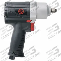 CHICAGO PNEUMATIC Air Impact Wrench: Compact, 1/2 in Drive, Pistol-Grip, Square, Std, Friction Ring (MPN CP7739). Key specifications — attr1321013: NPT; attr1321019: Compact; attr1321030: CHICAGO PNEUMATIC; attr1321012: Standard; attr1321025: Square.