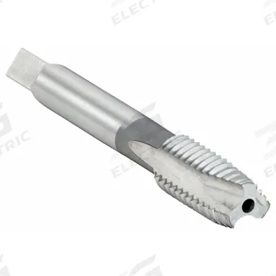 CHICAGO-LATROBE Spiral Point Tap: 3/8"-16 UNC, H3 / 2B, 3 Flute, Plug Chamfer - General Purpose Spiral-Point Taps