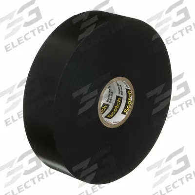 3M Electrical Tape: 1 in Wd, 36 yd Lg, 8 mil Thick, Polyvinyl Chloride Film - General Purpose Electrical Tape