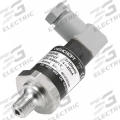 Pressure Transmitter: 0 psi to 5,000 psi, 1 to 5V DC, 4-Pin Mini-DIN Hirschmann G Series Connector (MPN G17M0115M15000#). Key specifications — Accuracy: ±0.5%; NEMA Rating: 4X; Burst Pressure: 5x Range; Calibration Certificate Included: No NIST-Traceable Calibration Certificate Included; IP Rating: IP67; Housing Material: Nylon; Output: 1 to 5V DC; Overpressure: 1.5x Range.