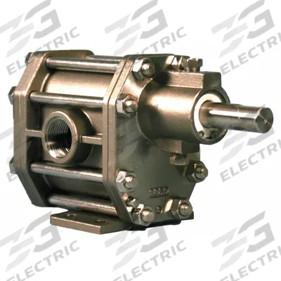 OBERDORFER Rotary Gear Pump Head: Direct Drive, Stainless Steel Body, 1/2" FNPT, 6 gpm - Pedestal-Mount Rotary Gear Pumps