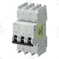 SIEMENS IEC Miniature Circuit Breaker: 13 A Amps, 125V DC, 14kA at 240V AC, Screw Clamp (MPN 5SJ43137HG41). Key specifications — DC Voltage Rating: 125V DC; Max. AIR Rating: 14kA at 240V AC; Terminal Connection: Screw Clamp; Brand: SIEMENS.