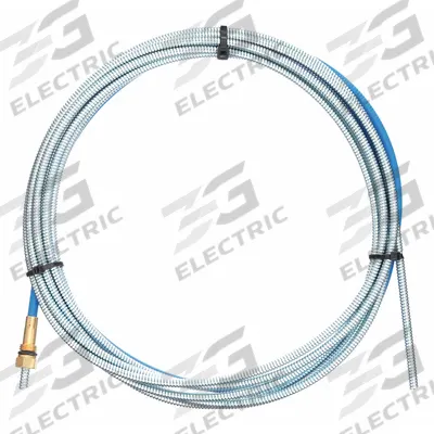 MILLER ELECTRIC Liner: 0.045 in x 15 ft, Steel/Copper - Liners for Bernard, Miller & Hobart MIG Guns