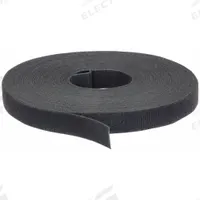 VELCRO BRAND Hook-and-Loop Cable Tie Roll: 75 ft Lg, 1.5 in Wd, 50 lb Tensile Strength, Black (MPN 189662). Key specifications — Color: Black; Material: Polypropylene; Brand: VELCRO BRAND.