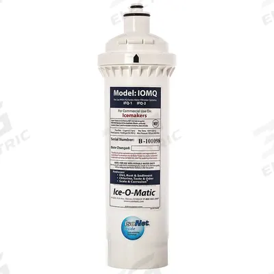 ICE-O-MATIC Quick-Connect Water Filter: 0.5 micron, 1.5 gpm, 12 3/4 in Overall Ht - Quick-Connect Ice Machine & Refrigerator Water Filters
