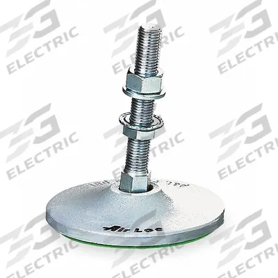 AIRLOC Male-End Leveling Mount: Fixed Stud, M24 Thread Size, 9.06 in - Vibration-Damping Male Leveling Mounts