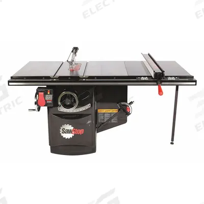 SAWSTOP Table Saw: 230 V AC Volt, 19.7 A Current, 10 in Blade Dia. - Cabinet Table Saws with Automatic Safety Blade Retraction
